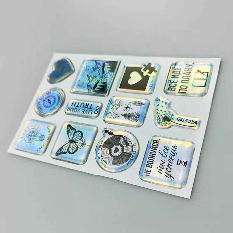 Holographic Domed Sticker